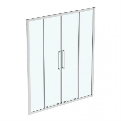 Ideal Standard i.life 1700mm Bright Silver Double Sliding Door