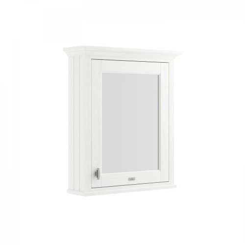 BC Designs Victrion 650mm Nimbus White 1 Door Mirror Cabinet