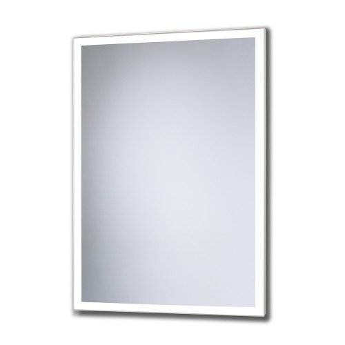 Origins Living 600mm Solid Light Mirror - Satin Aluminium