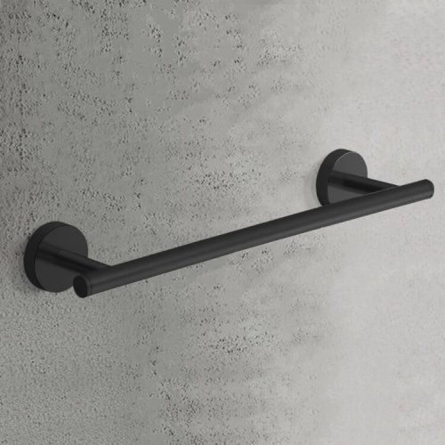 Origins Living Eros Towel Rail - 600mm Wide - Black