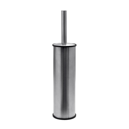 Origins Living G Pro Metal Toilet Brush & Holder Freestanding - Brushed Stainless Steel