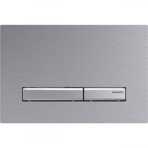 Geberit Sigma 50 Dual Flush Plate - Brushed Chrome