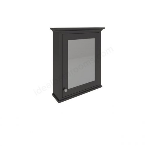 RAK Washington 600mm Black Mirror Cabinet