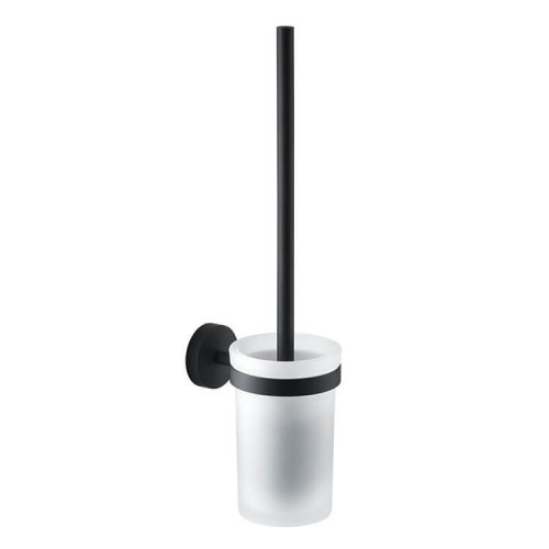 Origins Living Eros Toilet Brush & Holder Wall Mounted - Black