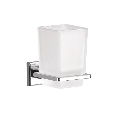 Origins Living Colorado Glass Tumbler Holder - Chrome