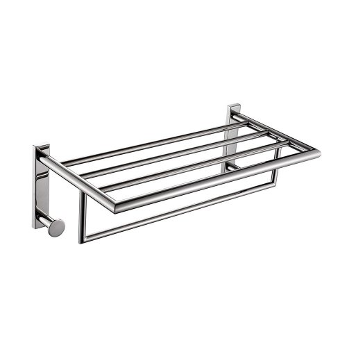 Origins Living G Pro Towel Rack with Robe Hooks - Chrome