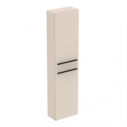 Ideal Standard i.life S 2 Door Compact Tall Column Unit in Matt Sandy Beige