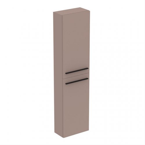 Ideal Standard i.life S 2 Door Compact Tall Column Unit in Matt Greige