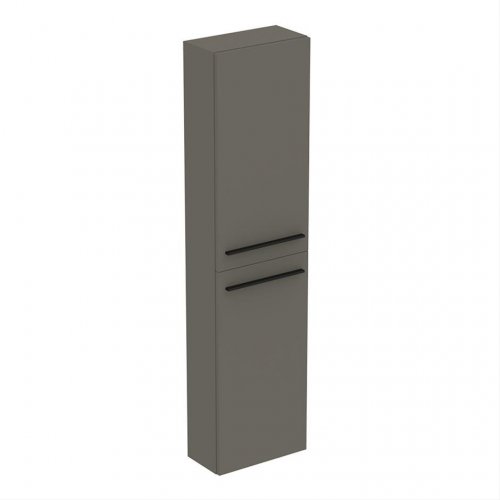 Ideal Standard i.life S 2 Door Compact Tall Column Unit in Matt Quartz Grey