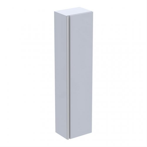 Ideal Standard Tesi Gloss Light Grey 40cm Tall Column Unit with 1 Door