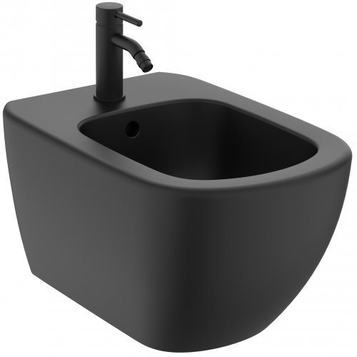 Ideal Standard Tesi Silk Black Wall Hung Bidet