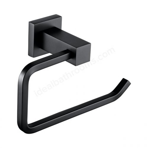 RAK Cubis Black Toilet Roll Holder