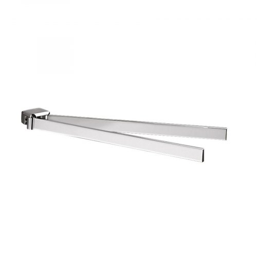 Origins Living Lounge Chrome Double Swing Towel Rail