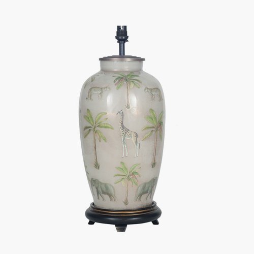 Pacific Lifestyle Safari Glass Table Lamp Base - Tall