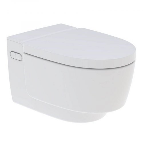Geberit Aquaclean Mera Classic Rimless Wall Hung Shower Toilet White Alpine