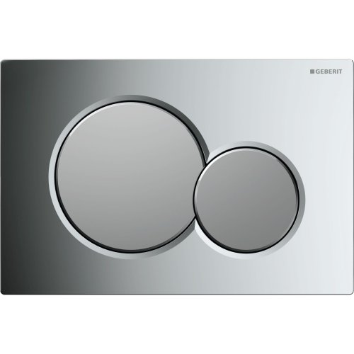 Geberit Sigma 01 Gloss/Matt Chrome Dual Flush Plate