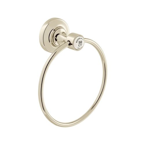 Booth & Co. Axbridge Towel Ring - Nickel