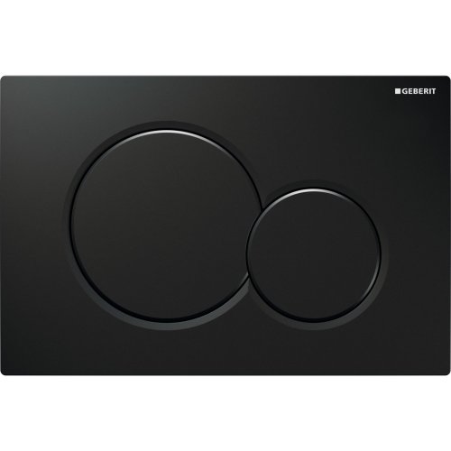 Geberit Sigma 01 Jet Black Dual Flush Plate