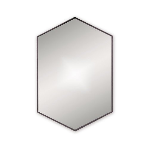 Origins Living Docklands Hexagonal Mirror - Black