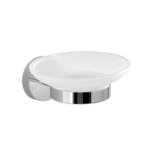 Origins Living Eros Glass Soap Dish - Chrome