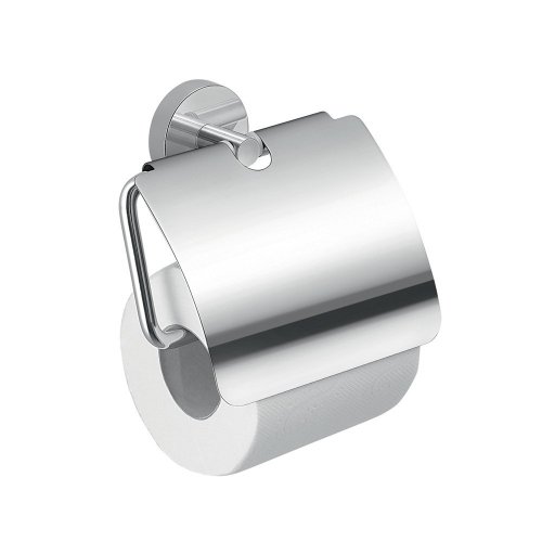 Origins Living Eros Toilet Roll Holder with Flap - Chrome