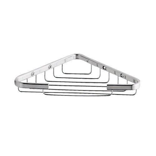 Origins Living Chrome Dakota Corner Basket