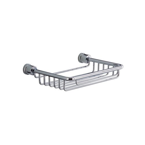 Origins Living Square Wire Soap Basket - Chrome