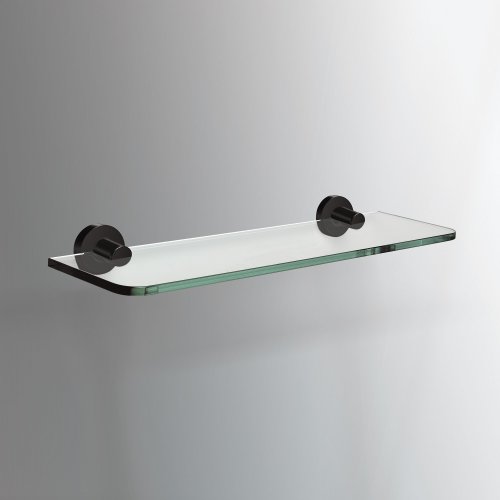Origins Living 500mm Tecno Project Glass Shelf - Black
