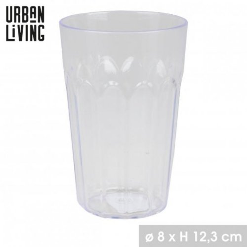 Samba Plastic Glass Transparent - 350ML
