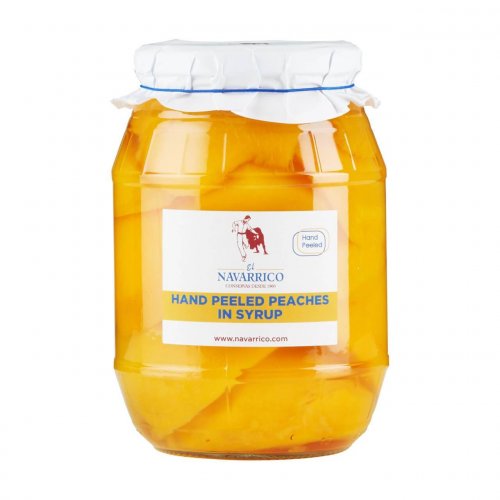 Navarrico Hand Peeled Peach Halves in Syrup
