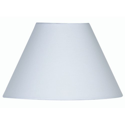 Oaks Lighting Cotton Coolie Shade White - Various Sizes