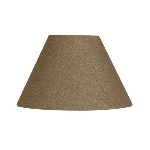 Oaks Lighting Linen Coolie Shade Walnut - Various Sizes