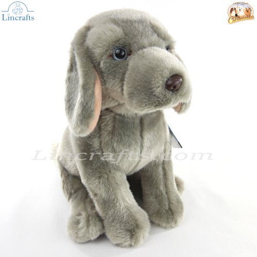 Soft Toy Weimaraner Dog by Faithful Friends (25cm)H FWE03