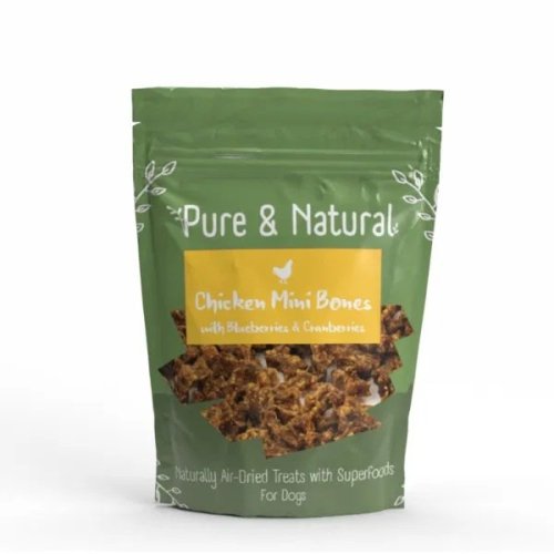 Pure & Natural Chicken Mini Bones - Blueberry and Cranberry