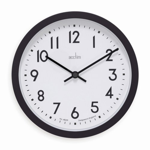 Acctim Elstow Soot Wall Clock - 20cm