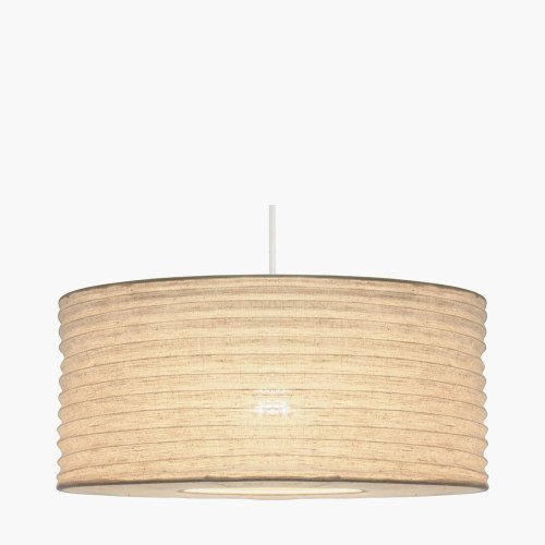 Pacific Lifestyle Patpong Jute Easy Fit Pendant 50cm - White