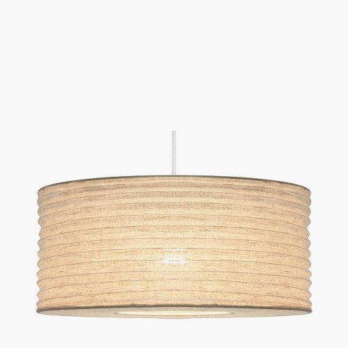 Pacific Lifestyle Patpong Jute Easy Fit Pendant 35cm - White