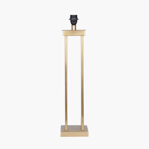 Pacific Lifestyle Langston Metal Column Table Lamp Base - Satin Brass