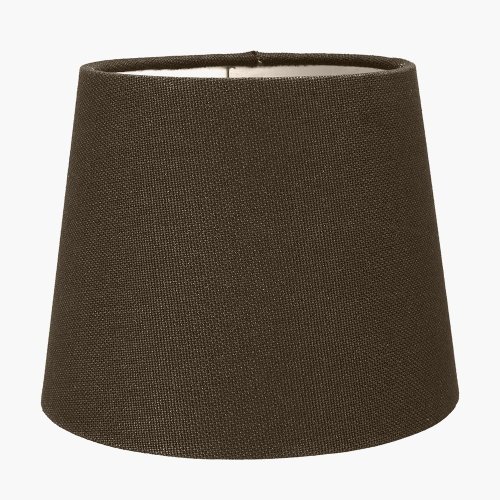 Pacific Lifestyle Pelham Handloom Tapered Lemon Clip Lampshade 15cm - Grey