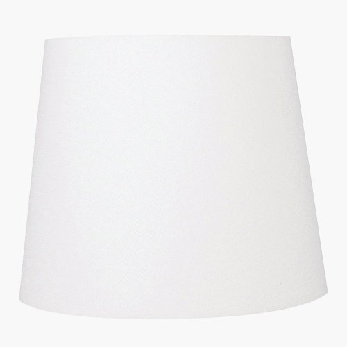 Pacific Lifestyle Pelham Handloom Tapered Lemon Clip Lampshade 15cm - White