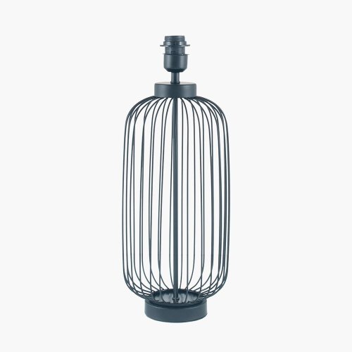 Pacific Lifestyle Dania Metal Wire Tall Table Lamp Base - Matt Black