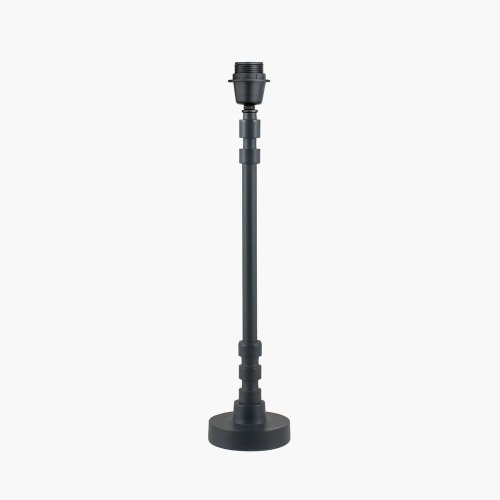 Pacific Lifestyle Rhode Matt Black Stick Metal Table Lamp Base