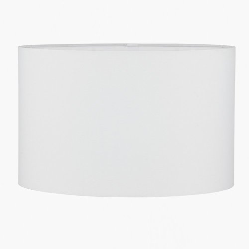 Pacific Lifestyle Mia Oval Poly Cotton Lampshade 25cm - Ivory