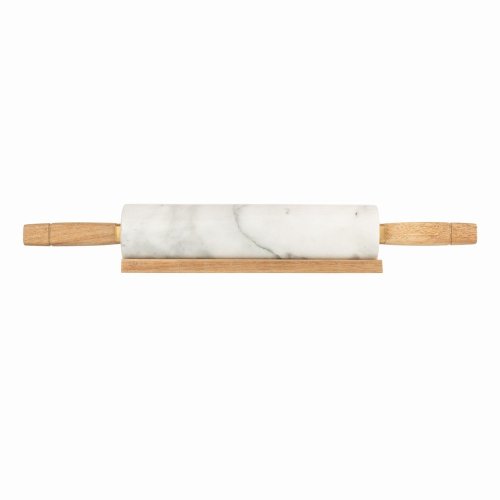 The Kitchen Pantry Marble Rolling Pin with Stand