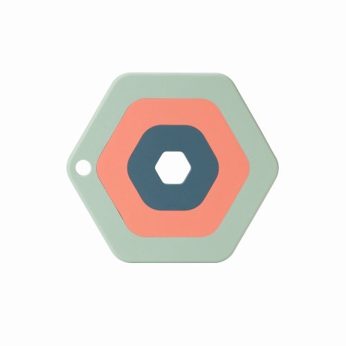 Fusion Twist Silicone Nesting Trivet Set