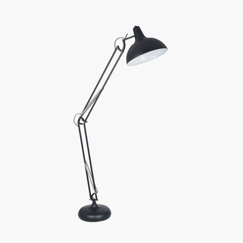 Pacific Lifestyle Alonzo Metal Task Floor Lamp - Matt Black