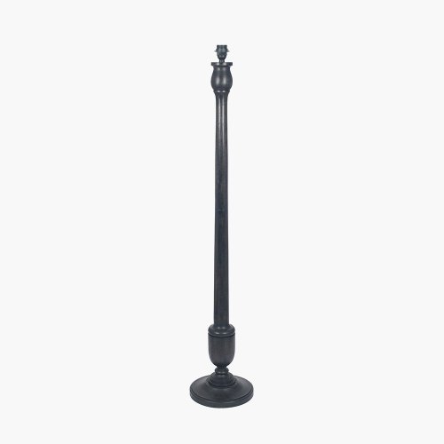 Pacific Lifestyle Captiva Mango Wood Floor Lamp Base - Antique Black