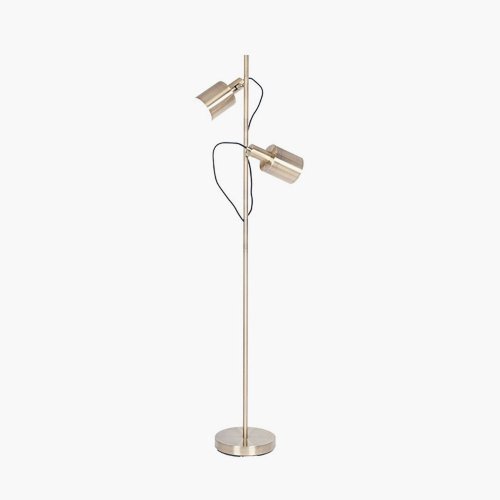 Pacific Lifestyle Aaron Metal Task Floor Lamp - Antique Brass