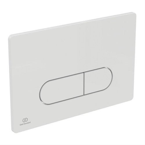 Ideal Standard Oleas M1 White Mechanical Dual Flushplate - Stock Clearance
