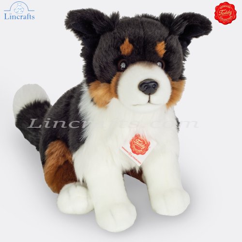 Plush Soft Toy Tri-color Border Collie by Teddy Hermann (30 cm) 91956